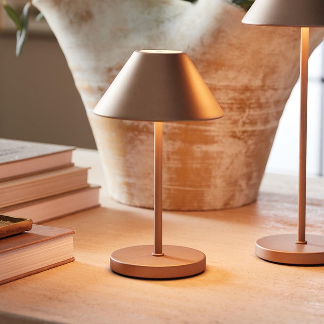 Contemporary Alluna Cordless Led Lamp 10" - Champagne/Gold For Sale - Image 3 of 3