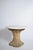 Carved wooden round table, 1970s. Height: 75 cm - 29.53 in Diameter: 90 cm - 35.43 in
