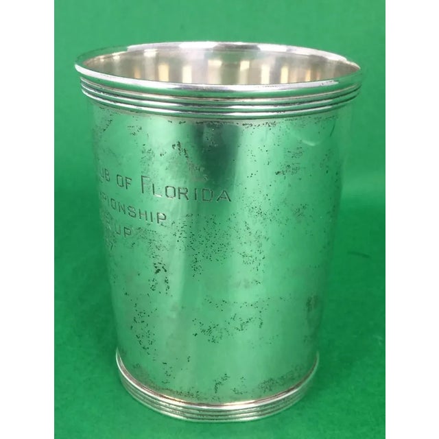 Newport Sterling "The Country Club of Florida" 1967 Julep Cup For Sale - Image 5 of 5