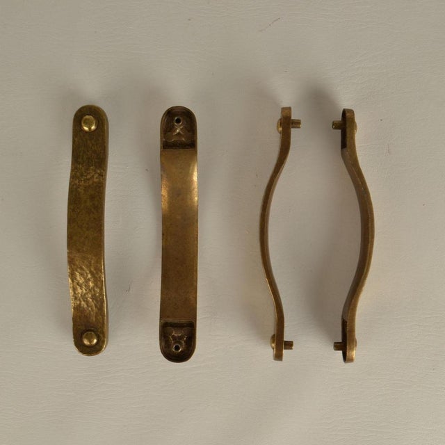 Bronze Pull Drawer and Cabinet Handles, 1970s, Set of 8 For Sale - Image 6 of 9