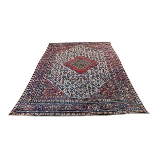 Antique Colorful Mahal Rug 11'8"x8' For Sale