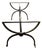 Vintage Wrought Iron Dining Table Base For Sale