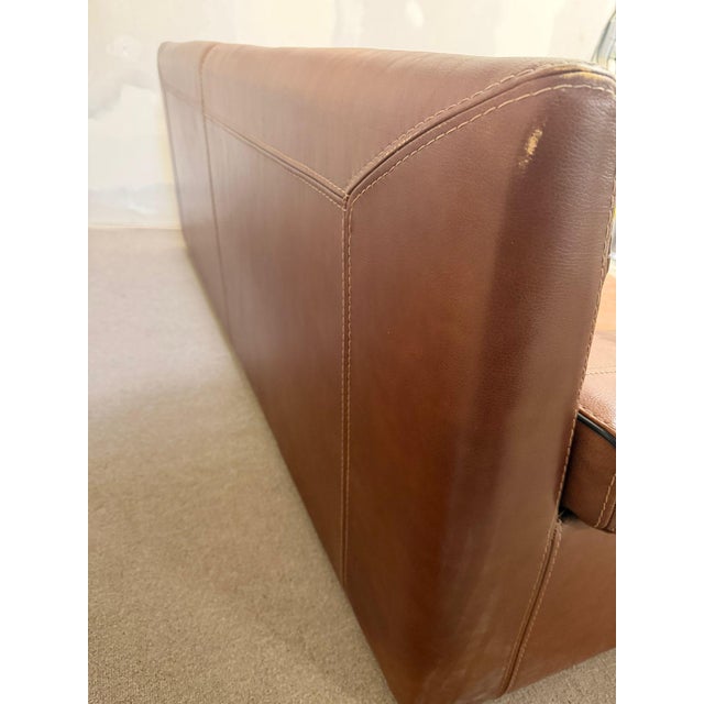 Vintage Leather Sofa by Josef Gobet, 1970s For Sale - Image 4 of 16