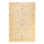 Eclectic, One-of-a-Kind Hand-Knotted Area Rug in Ivory, 6' 3" x 9' 2" For Sale