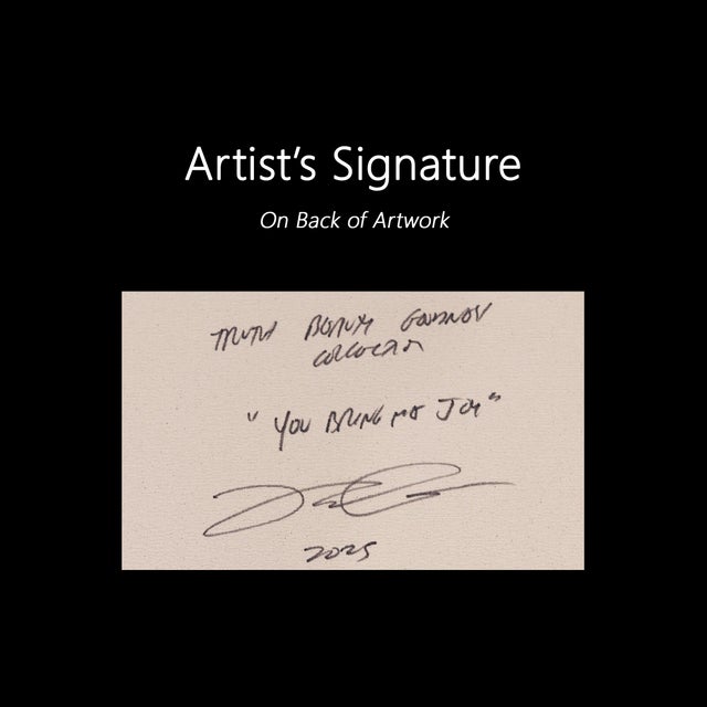 TBG Origins: You Bring Me Joy - Large Meditative Abstract Painting on Canvas by Jason DeMeo For Sale - Image 9 of 9