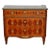 Swedish Marble Top Marquetry Commode For Sale