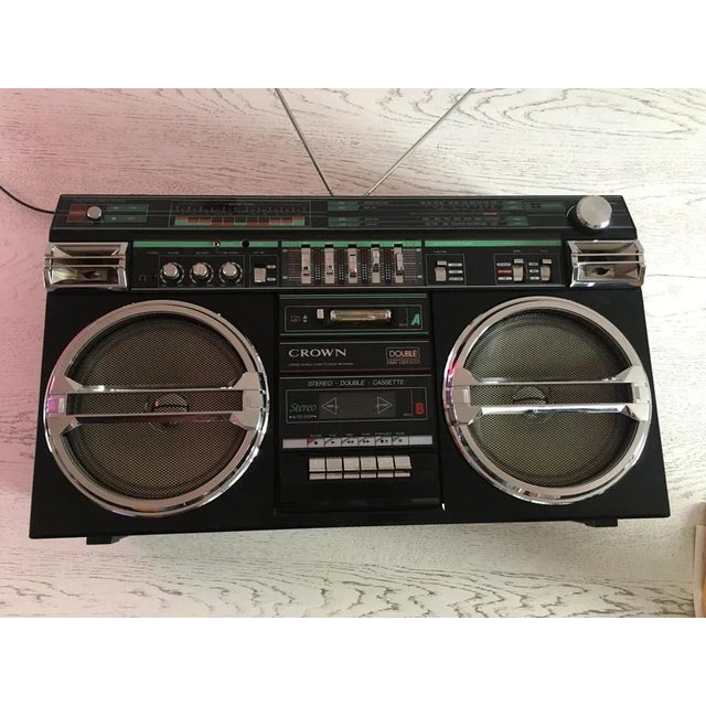 Crovn Radio & Stereo with Cassette Recorder, 1980s For Sale - Image 3 of 18