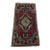 1980s Turkish Red Medallion Doormat Rug For Sale
