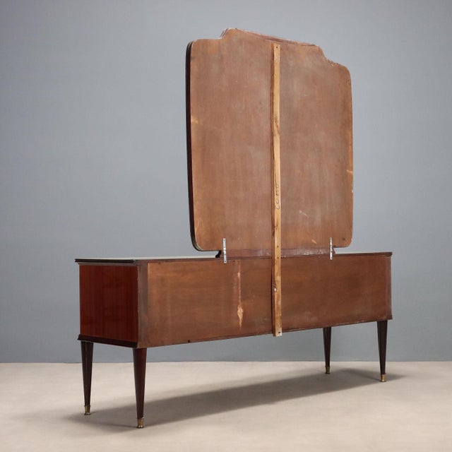 Mid-Century Dresser with Mirror, 1950s For Sale - Image 11 of 12