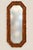 American of Martinsville American of Martinsville Vintage Coastal Large Faux Bamboo and Wicker Mirror For Sale - Image 4 of 6