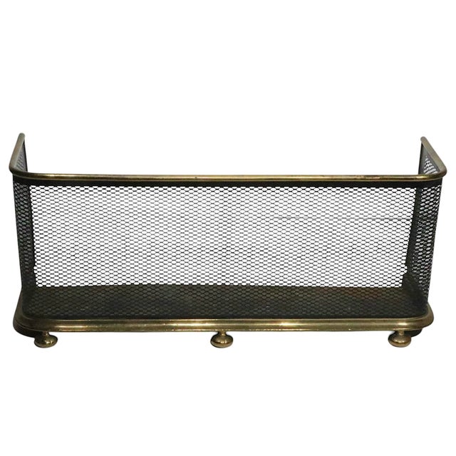 19th Century Antique Nursery Fireplace Fender For Sale - Image 5 of 12