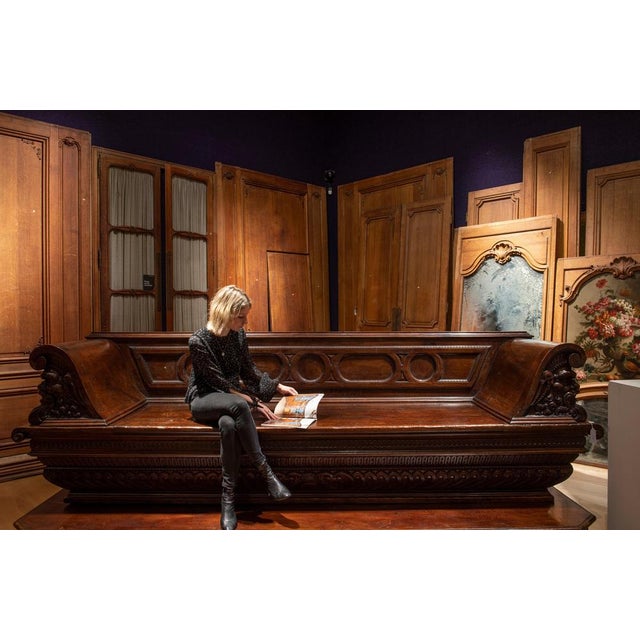 Antique Tuscan Cassapanca, 1600s For Sale - Image 4 of 5