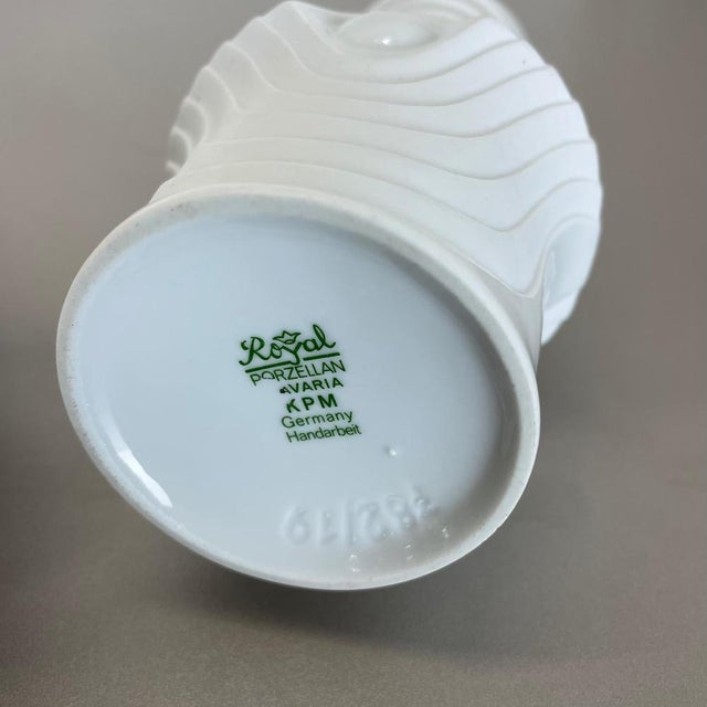 Op Art Porcelain Vases by Royal Bavaria KPM, Germany, 1970s, Set of 2 For Sale - Image 18 of 18