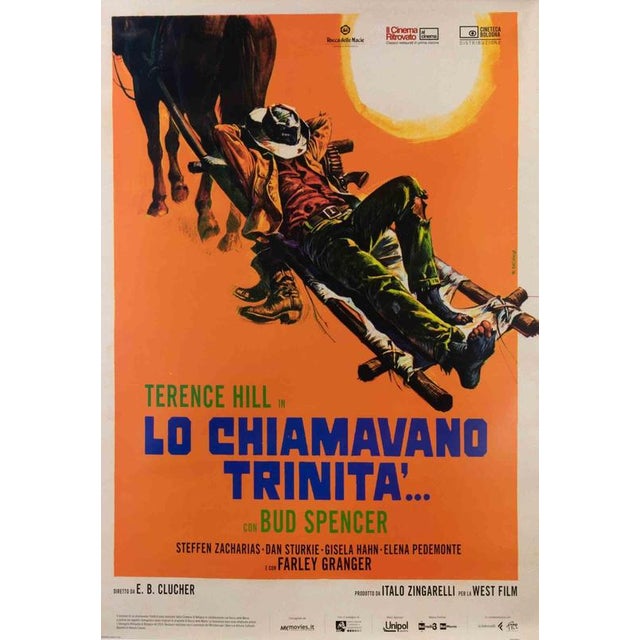 Italian 2-Foglio (39 × 55 in.), West Film Distribuzione. Directed by E.B. Clucher (Enzo Barboni). Starring Terence Hill,...