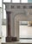 Striking Neoclassical Marble Fireplace Mantle with Red Marble Columns For Sale - Image 3 of 6