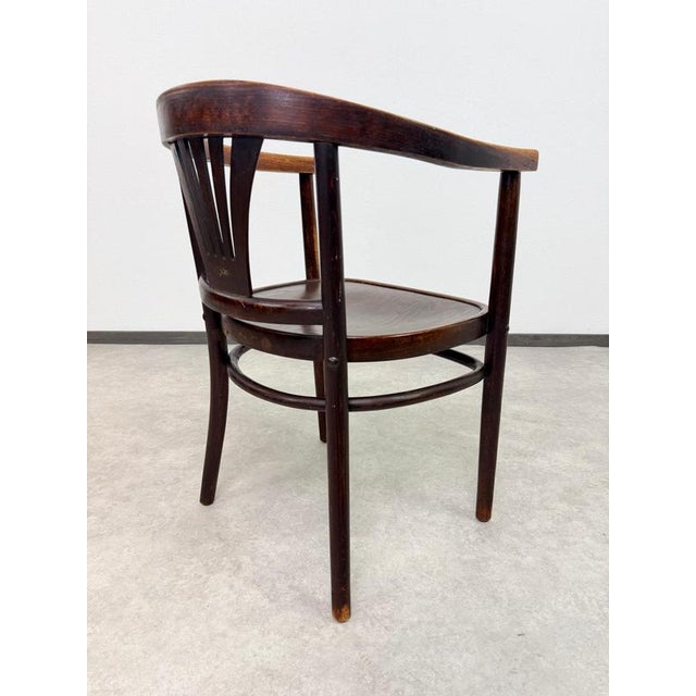 Art Nouveau No. 24 Armchair by Arch. Emanuel Von Seidl for Thonet, 1920s For Sale - Image 9 of 10