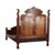 Antique Victorian Renaissance Revival Carved Walnut & Burl Bed Frame C1890 For Sale - Image 15 of 17