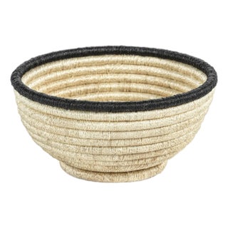 Matera Natural Coiled Abaca Bowl, Small For Sale