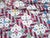Burgundy Galerie Shabab Collection Mid-20th Century Handmade American Square Quilt For Sale - Image 8 of 8