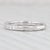 Modern New 0.33ctw Diamond Wedding Band 14k White Gold Sz 6.5 Stackable Ring Art Carved For Sale - Image 3 of 9