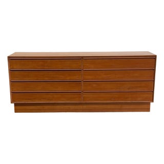 1960s Westnofa Teak Dresser - Mid-Century Modern Wooden Lowboy - Scandinavian Vintage Storage For Sale