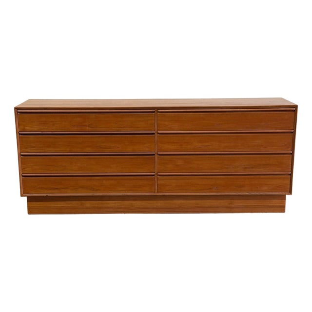 1960s Westnofa Teak Dresser - Mid-Century Modern Wooden Lowboy - Scandinavian Vintage Storage For Sale