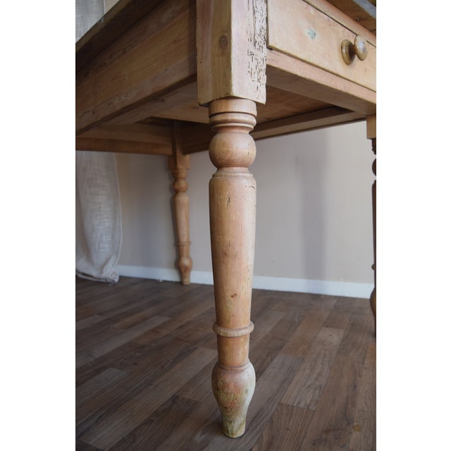 Antique Pine Table Early 19th Century For Sale - Image 4 of 7