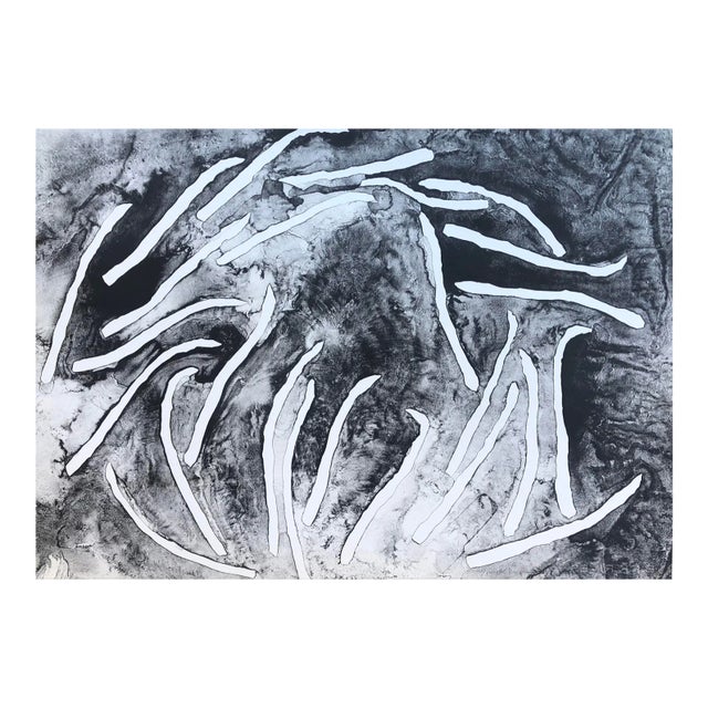 1970s Jeanet Dreskin Abstract Lithograph For Sale