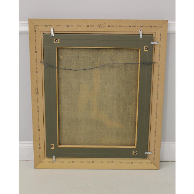 Professionally Framed Oil Painting on Canvas 19th Century Gentleman For Sale - Image 9 of 10