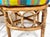 Vintage Tall Back Rattan Arm Chairs- A Pair For Sale - Image 9 of 12