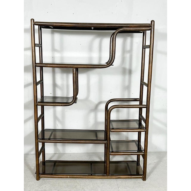 1980s Large Vintage French Room Divider in Bamboo from Ludvík Volák, 1980s For Sale - Image 5 of 5