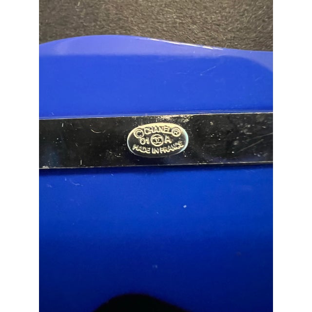 Chanel Chanel Reindeer Pin Brooch Vintage 2001 a CC Logo For Sale - Image 4 of 7