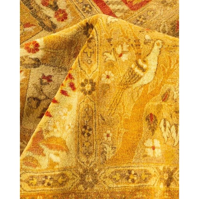 Textile Mogul, One-of-a-Kind Hand-Knotted Area Rug in Orange, 10' 4" x 13' 10" For Sale - Image 7 of 8
