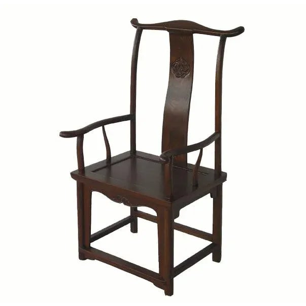 Chinese High Yokeback Armchair For Sale In Greensboro - Image 6 of 6