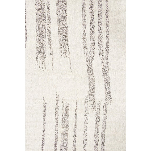 Vintage Turkish Kilim Wool Rug With Stripes Design by Rug & Kilim, 1950-1959 For Sale In New York - Image 6 of 9