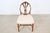 Elegant Set of Six Hepplewhite-Style Carved Dining Chairs With Oval Backrests For Sale - Image 10 of 16