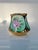 1920 Porcelain Gold Floral Match Holder For Sale - Image 9 of 10