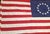 Metal Vintage Bull Dog Bunting Dettra 13-Star Sewn American Flag, Red, White & Blue For Sale - Image 7 of 9