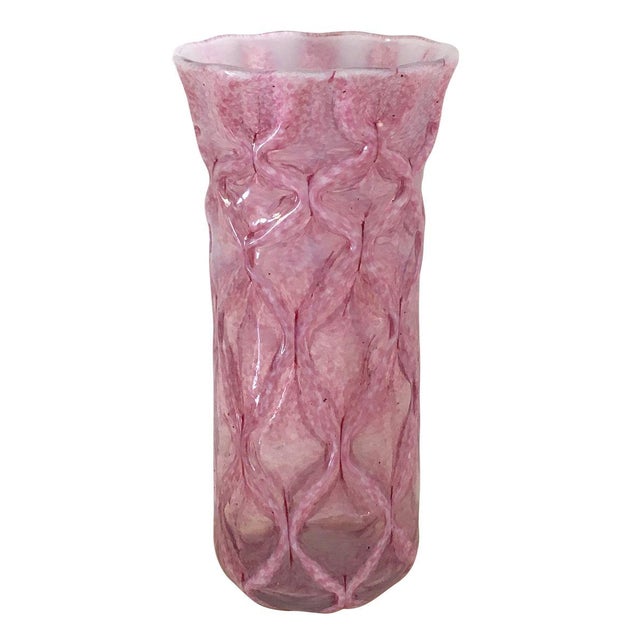 Pink Murano Vases by Vittorio Zecchin for A.V.E.M., 1930s, Set of 2 For Sale - Image 8 of 15