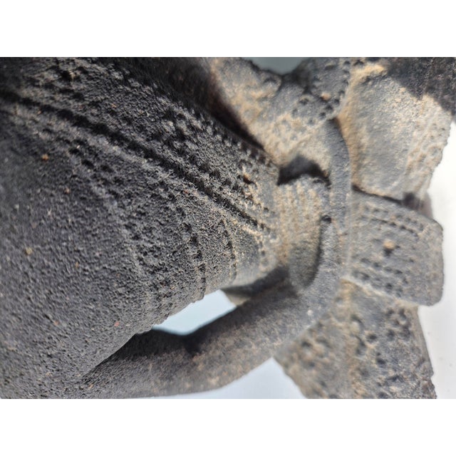 Cast Stone Seated Tibetan Buddha For Sale - Image 13 of 14