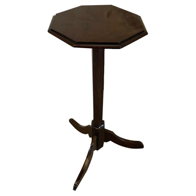 George Burr Oak Candle, 1720s For Sale