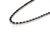 Metal Black Star Gemstone Bezel Set Silver Tennis Necklace 16 Inches- Mothers Day Gift For Sale - Image 7 of 10