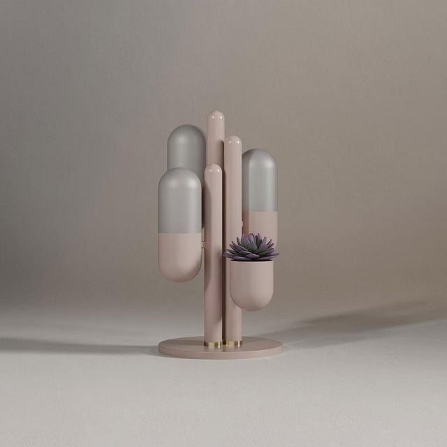 Not Yet Made - Made To Order Cactus Table Lamp by Creativemary For Sale - Image 5 of 8