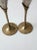 Metal Vintage Brass & Silver Plated Champagne Flutes Pair For Sale - Image 7 of 11