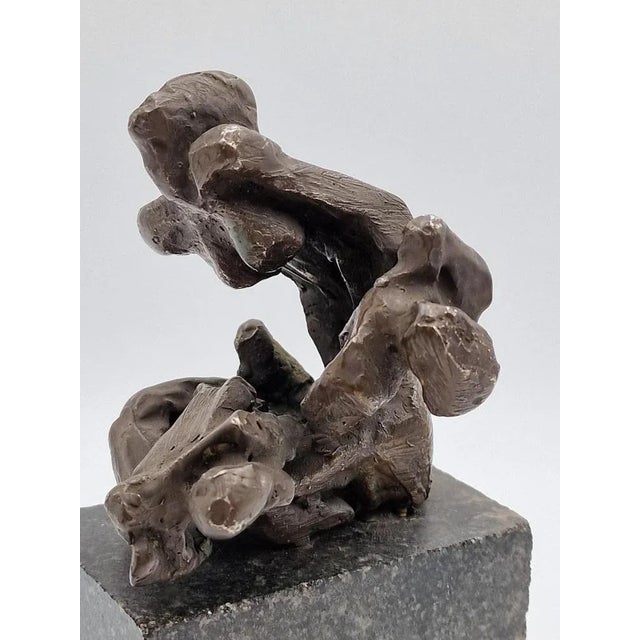 Metal Contemporary Cast Bronze Sculpture, 1960s For Sale - Image 7 of 11