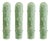 Hammered Green Graniglia Murano Glass Wall Sconces by Simoeng from Simoeng, Set of 4 For Sale