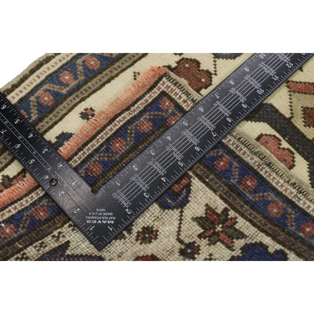 Mid 20th Century Vintage Square Turkish Oushak Rug - 01'09 X 02'00 For Sale - Image 5 of 8