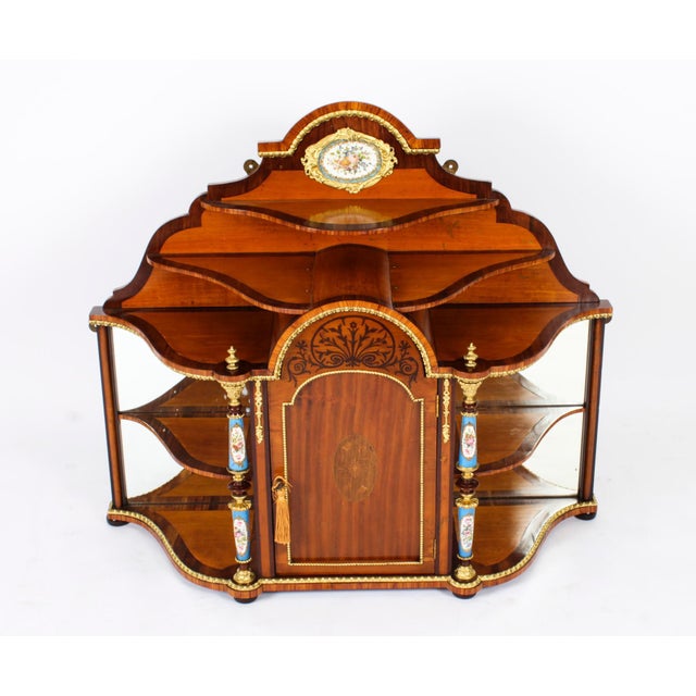 19th Century Ormolu & Porcelain Mounted Cabinet For Sale - Image 17 of 18