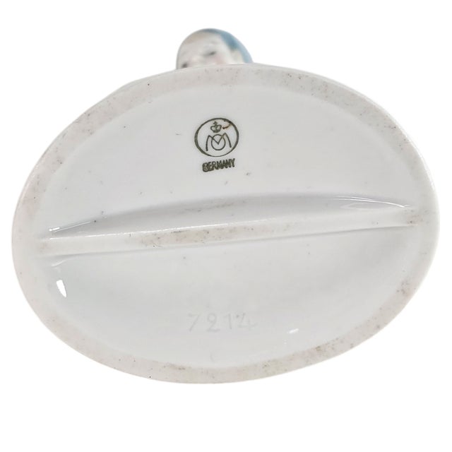 Ceramic Charming Metzler & Ortloff Porcelain Figurine – "Girl With Geese," Germany, 5.75” For Sale - Image 7 of 8