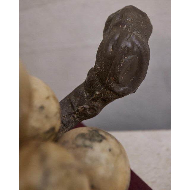 Monumental Mid-Century Italian Alabaster Grapes For Sale - Image 13 of 17